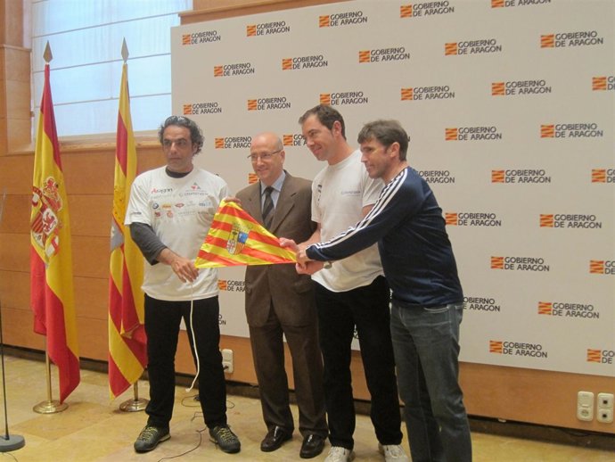 Carlos Pauner, Félix Brocate, Raúl Martínez y Carlos Sanz.