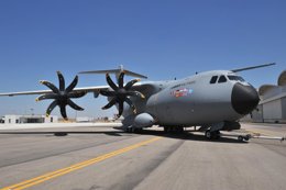 A400M en la factoría de San Pablo en Sevilla