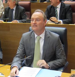 Fabra en su escaño de las Corts