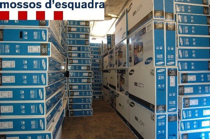 Televisores robados de un camión en la AP-7