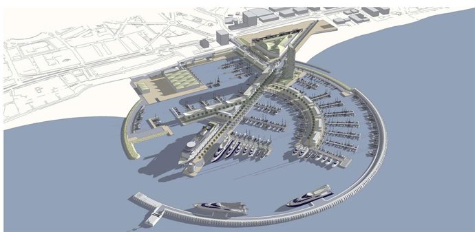 Proyecto de ampliación del puerto de Marbella La Bajadilla estudio seguí 