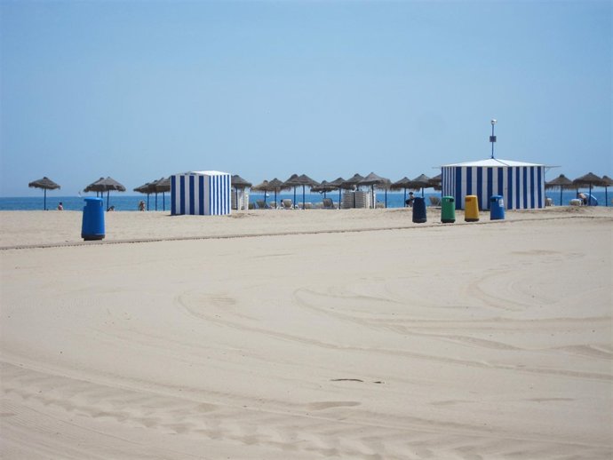 Una De Las Playas De La Ciudad De Valencia