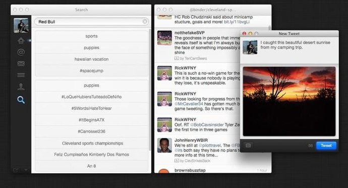 Twitter para Mac OS X