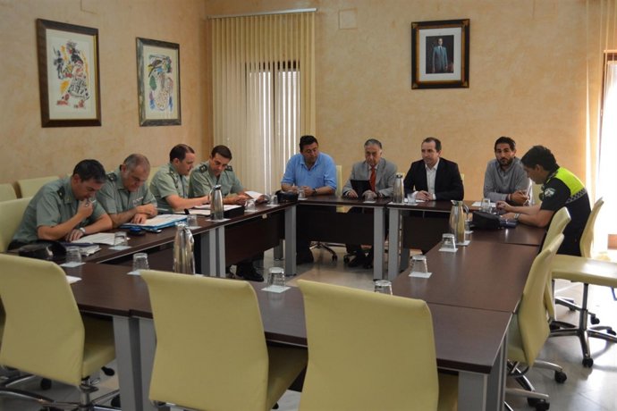 Junta Local de Seguridad en Almonte. 