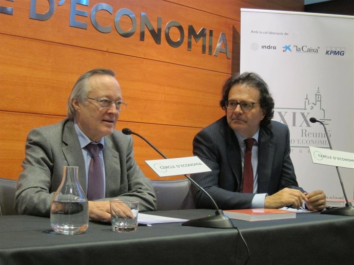 Josep Piqué y Jordi Alberich (pte.Y dtor.Gral.Círculo de Economía