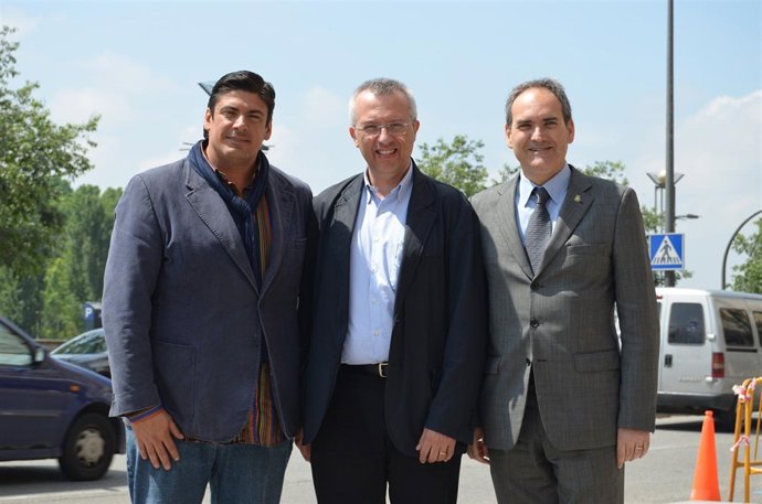 Ruben Lladonosa, Josep Maria Forné y Josep Presseguer.