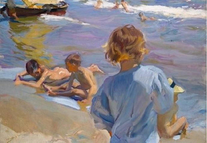 Niños en la playa, de sorolla