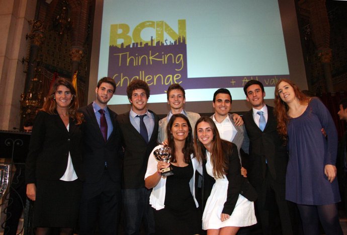 Los ganadores del 'BCN Thinking Challenge' organizado por la UAO.