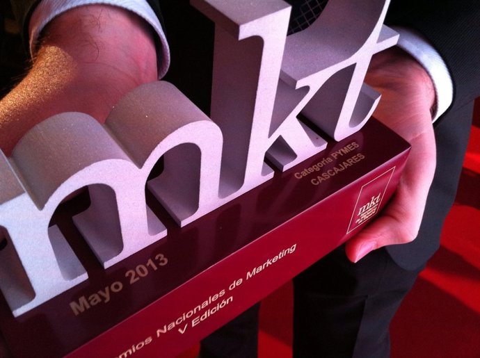 Premio Nacional de Marketing 2013 recibido por Cascajares