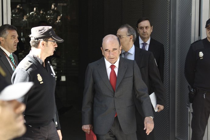 Emilio Botín, en la Audiencia Nacional