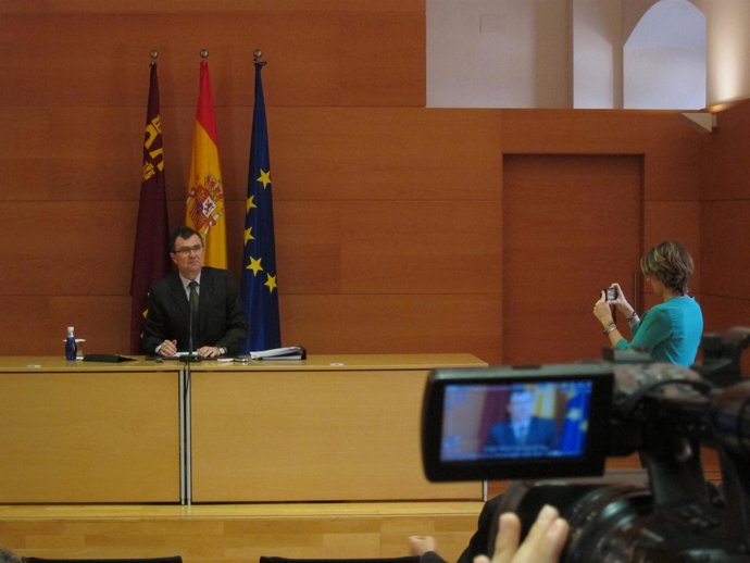 El portavoz del Gobierno regional, José Ballesta