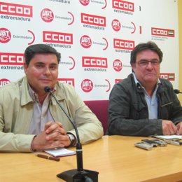 Capilla y Carretero, UGT, CCOO Extremadura