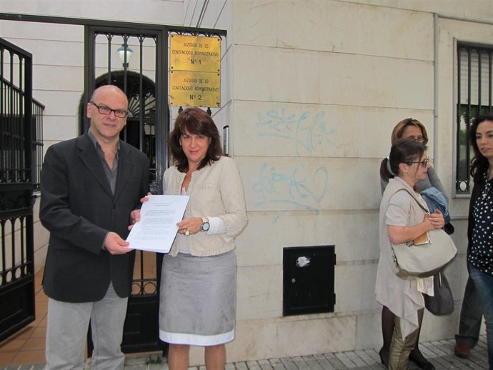 Fernández Palomino junto a Shaw hoy