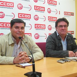Capilla y Carretero, UGT, CCOO Extremadura