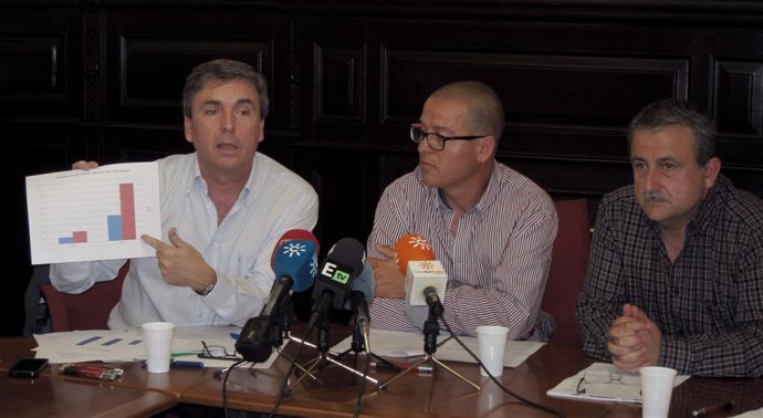 Un momento de la rueda de prensa