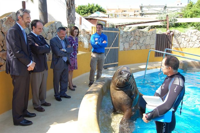 Rafael rodríguez visita Selwo Marina, turismo parques reunidos