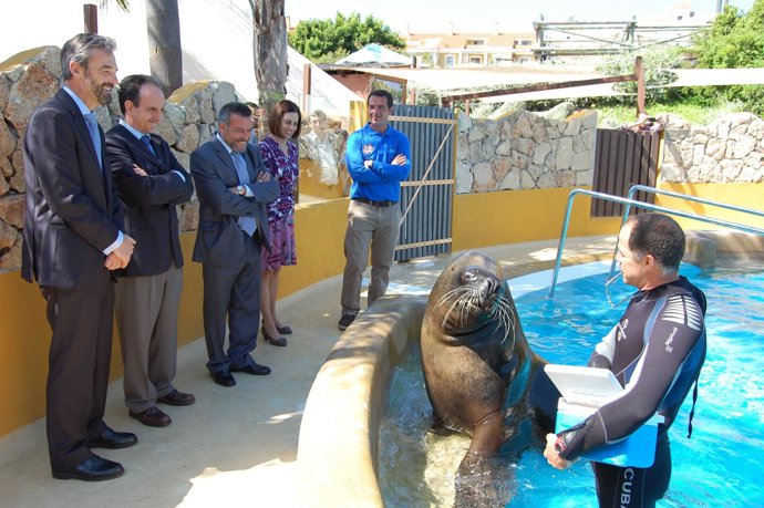 Rafael rodríguez visita Selwo Marina, turismo parques reunidos