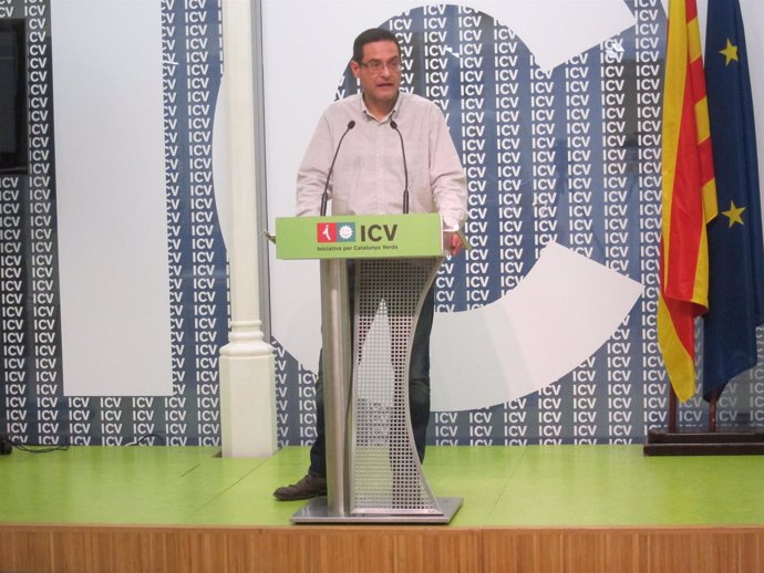 El secretario general de ICV, Josep Vendrell.