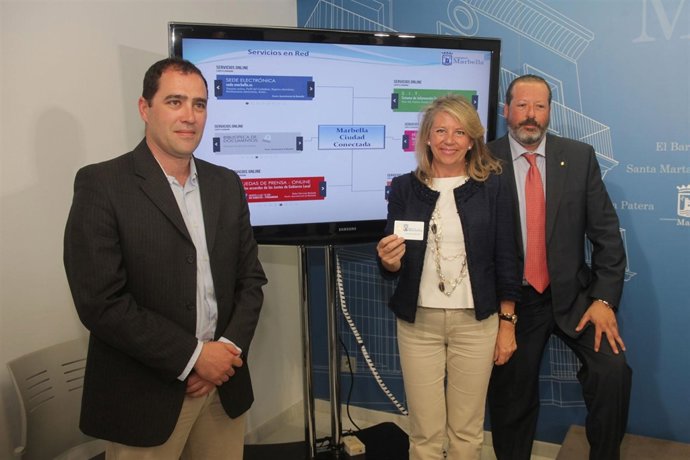 La alcaldesa de Marbella, Ángeles Muñoz