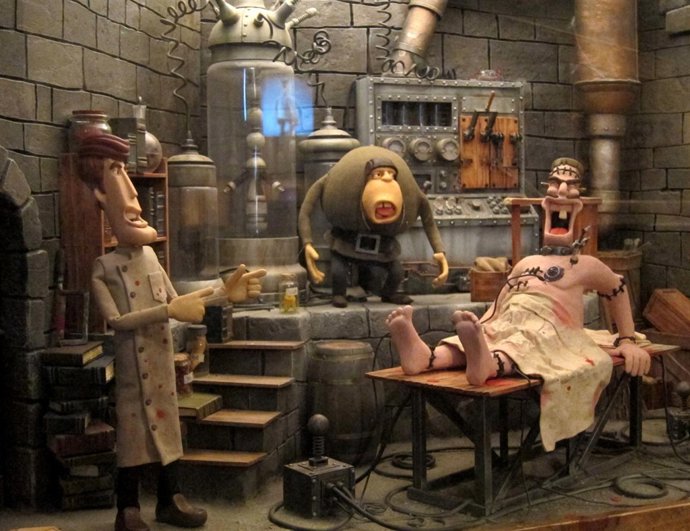 Una de la sescenas de la exposición de stop motion del MuVIM
