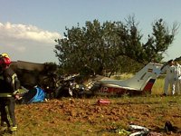La persona herida grave en el accidente de avioneta es el piloto, de 23 años