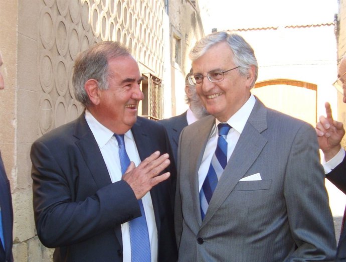 Torres-Dulce (d) y Gil Robles en Segovia