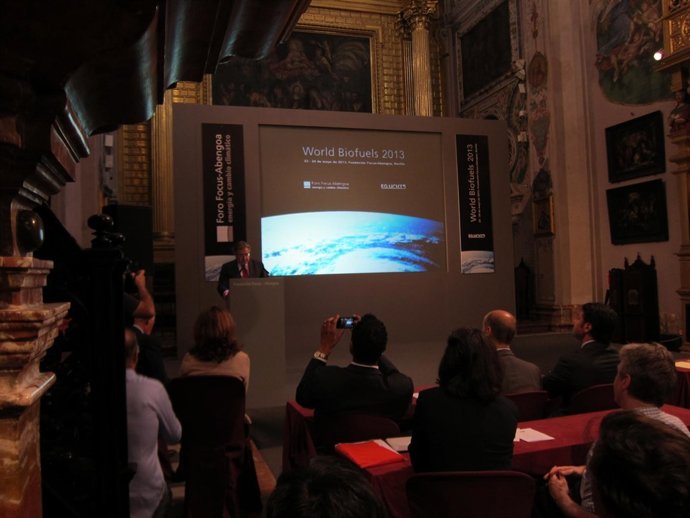 Zodio en la clausura de la conferencia  Wold Biofuiels 2013 de Abengoa