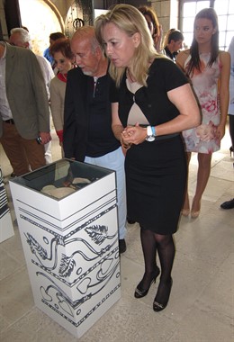 Sonia Castedo y Miguel Valor en el MUSA