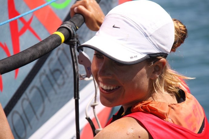 Blanca Manchón en la Delta Lloyd Regatta