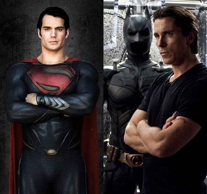  Henry Cavill Es Superman Y Christian Bale Es Batman