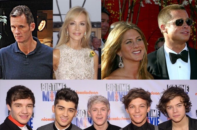 IÑAKI URDANGARÍN, CARMEN LOMANA, BRAD PITT Y ONE DIRECTION