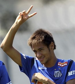 El jugador brasileño Neymar