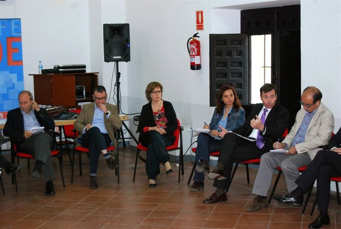 Tomás Gómez y Maru Menéndez en Getafe