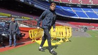Vilanova dirige el entrenamiento tras volver de Nueva York