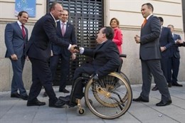 Monago en los premios 'Grada'