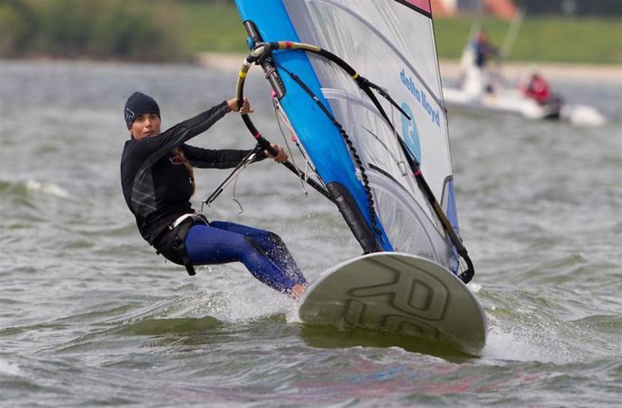 Blanca Manchón en la Delta Lloyd Regatta