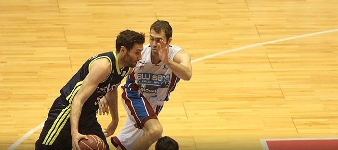 El jugador del Real Madrid de Baloncesto Rudy Fernández