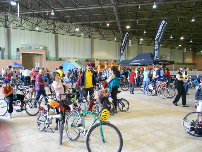 Llegada a Fibes de la marcha