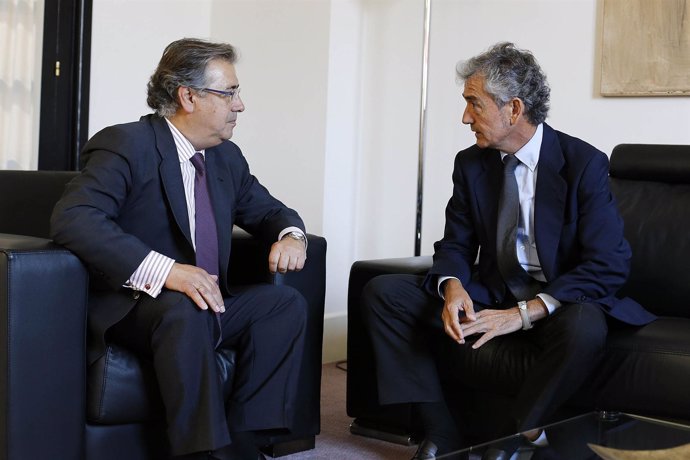 El alcalde de Sevilla Juan Ignacio Zoido con el presidente de Konecta