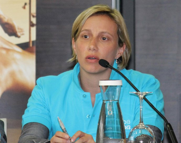 Ana Montero presentación Campeonato Mundial de Natación Barcelona 2013 