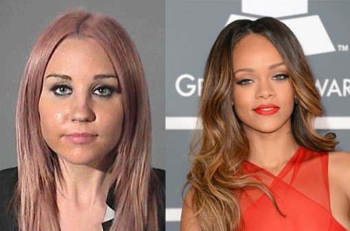 Amanda Bynes y Rihanna