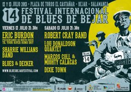 Cartel del Festival de Blues de Castilla y León 2013