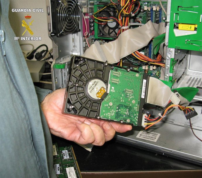 Disco duro de la estafa