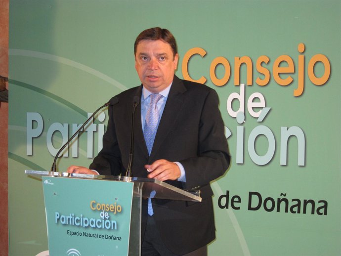 Luis Planas, consejero de Medio Ambiente. 