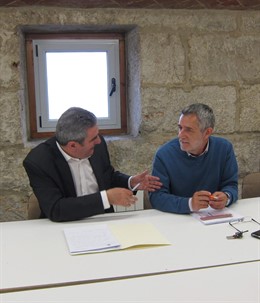Villarrubia y Prieto en la reunión mantenida entre sus organizaciones