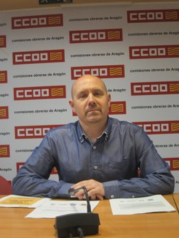 El secretario de Acción Sindical y Políticas Sectoriales de CC.OO.-Aragón.