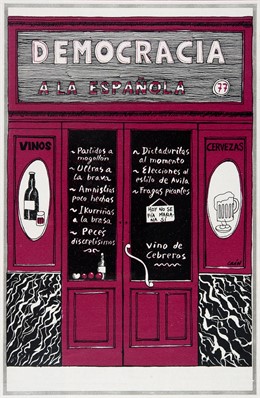 Exposición La transición en viñetas en la Biblioteca Nacional