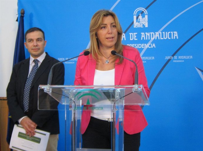 Susana Díaz, hoy en rueda de prensa