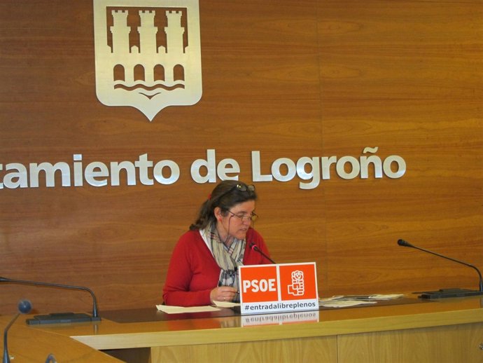 La concejal del PSOE en Logroño Inmaculada Sáenz