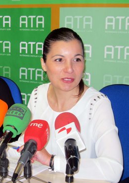 La presidenta de ATA en Castilla y León, Soraya Mayo.